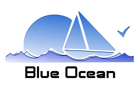 Blue Ocean Logo Graphic by DudeDesignStudio · Creative Fabrica