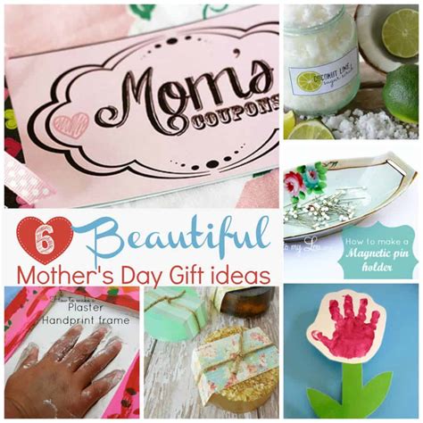 Handmade gift ideas for Mother's Day.