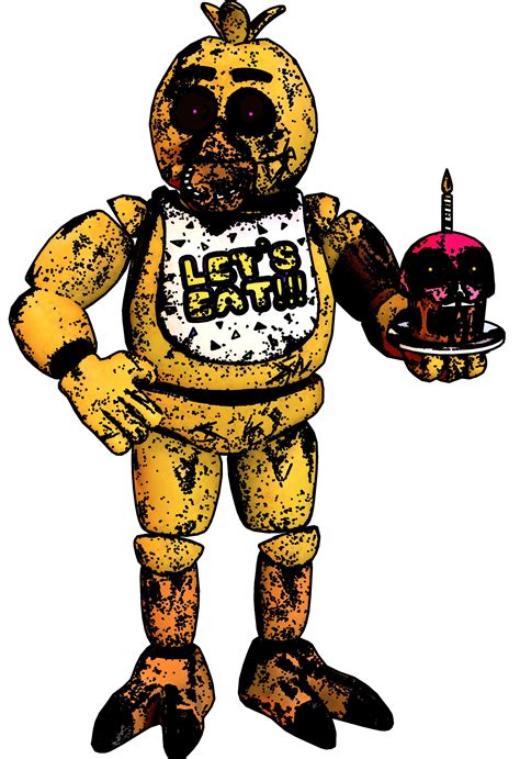 I made a pretty creepy Classic Chica render : r/fivenightsatfreddys