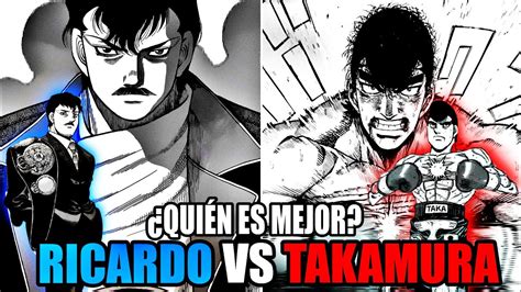 TAKAMURA VS RICARDO MARTINEZ QUIÉN ES EL MEJOR BOXEADOR DE HAJIME NO ...