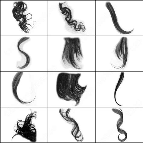 Hair brushes photoshop ps brushes free download 2,416 .abr files