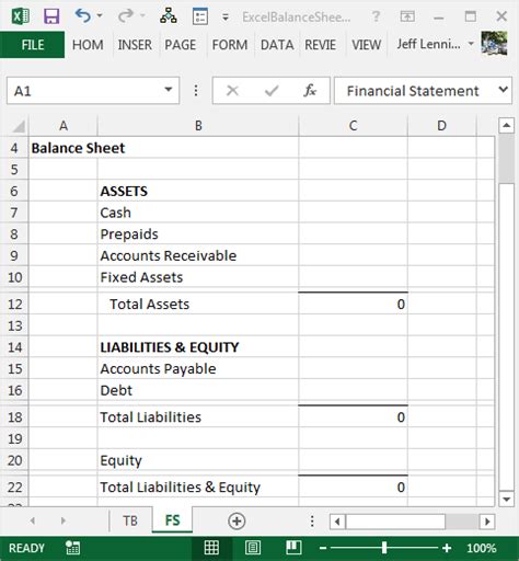 Create a Balance Sheet with Excel - Excel University