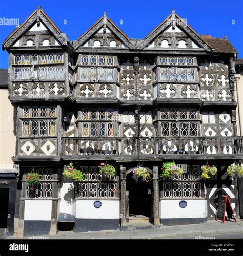 The Feathers Hotel , Ludlow, Shropshire, England, Europe Stock Photo ...