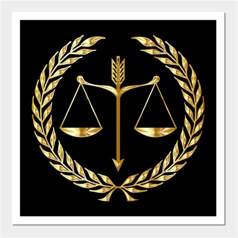 Golden Scales Of Justice by flyingcrowclothingcompany | Art prints ...