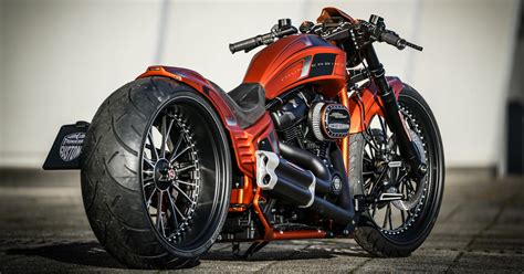 Customized Harley-Davidson Softail Breakout motorcycles by Thunderbike