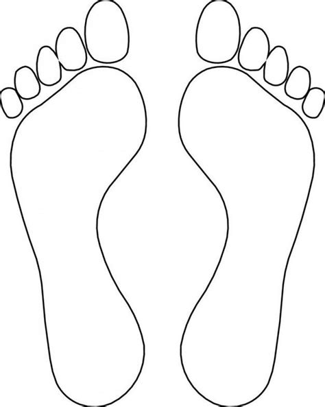 Foot Coloring Page