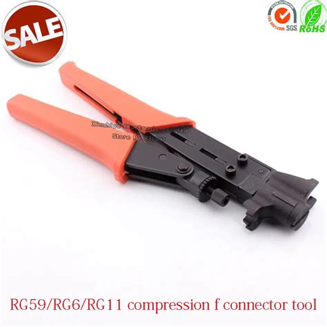 RG59 RG6 RG11 f connector compression tool RG59 RG6 RG11 coaxial cable ...