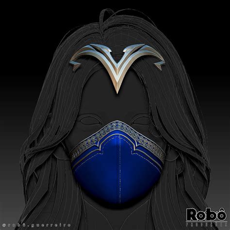 STL file Mortal Kombat 1 Kitana Mask + Crown Cosplay 2023 👑・3D print ...