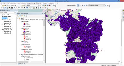 arcgis desktop - Running network analyst for closest facility anaysis ...