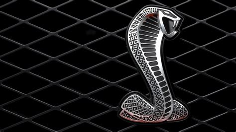 car, Ford Mustang Shelby, Logo, Snake, Cobra, Black Background ...