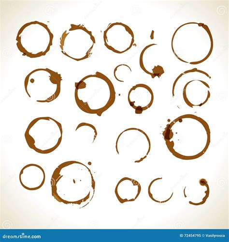 Coffee Stain, , Vector Illustration EPS10 Stock Vector - Illustration ...