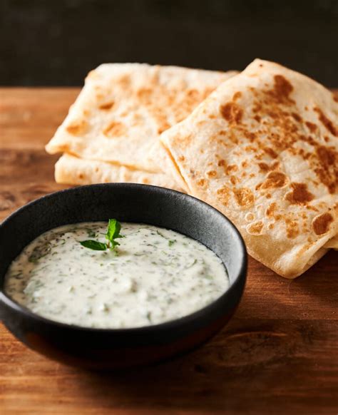 easy mint raita - indian mint sauce - glebe kitchen