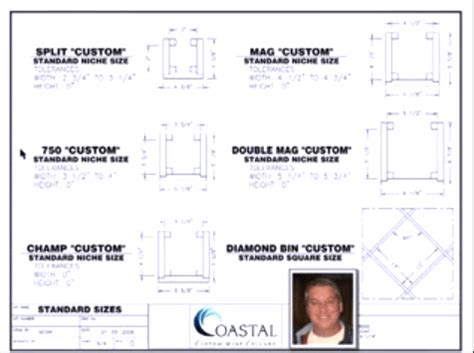 Custom Wine Cellars Wine Rack Opening Sizes – Wine Cellar Builders ...