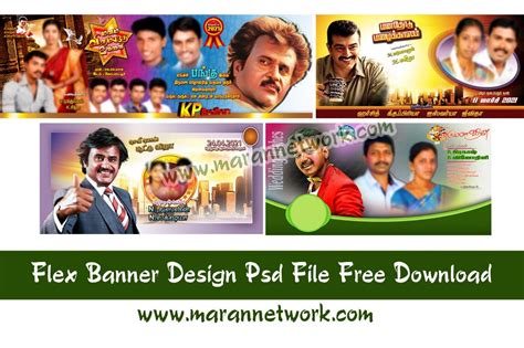 Tamil Flex Banner Design PSD File Free Download Vol-30 – Maran Network