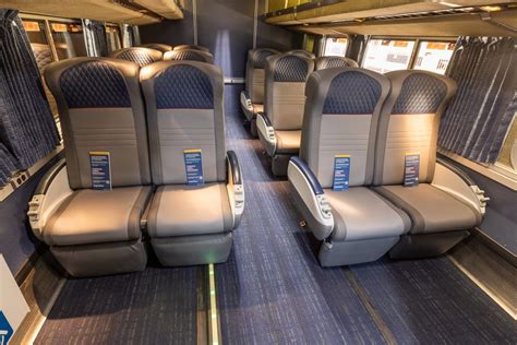 Superliner coaches modernised by Amtrak presented