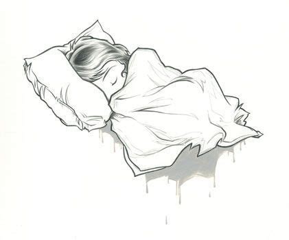 Cute little girl sleeping Pencil Art Drawings, Cute Drawings, Art ...