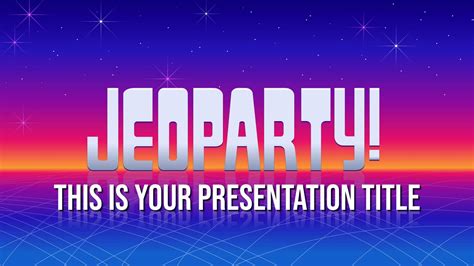 Jeopardy Powerpoint Vorlage