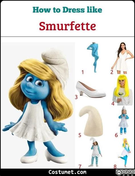 Smurfette Costume for Cosplay & Halloween | Smurfette costumes ...