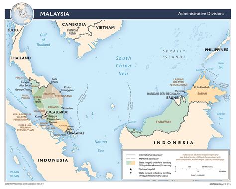 Maps of Malaysia | Detailed map of Malaysia in English | Tourist map of ...