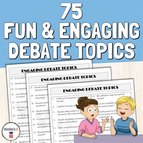 75 Debate Topics for High School – Education is Lit