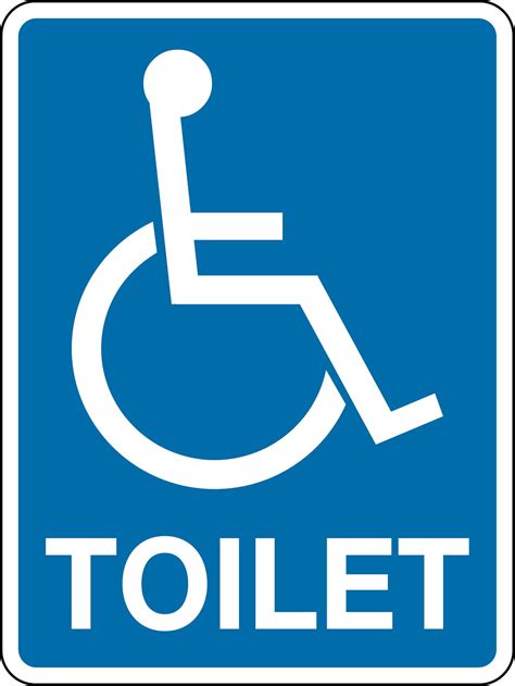 Accessible Toilet Sign