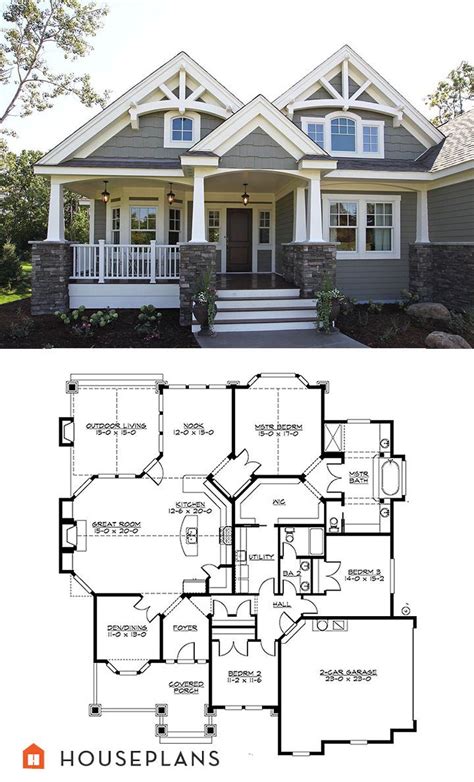 Craftsman Plan #132-200. Great bones. Could be changed to 2 bedroom ...