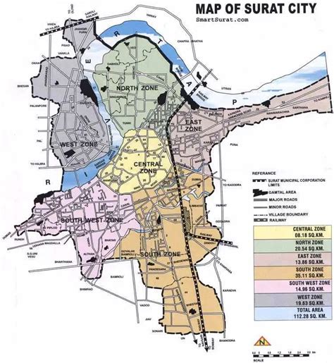 Map of Surat - MapSof.net