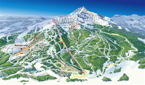 Big Sky Ski Resort Trail Map | Montana Ski Resort Maps