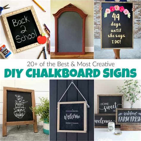 20+ of the Best and Most Creative DIY Chalkboard Signs