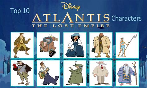 My Top 10 Atlantis Characters by jacobyel on DeviantArt