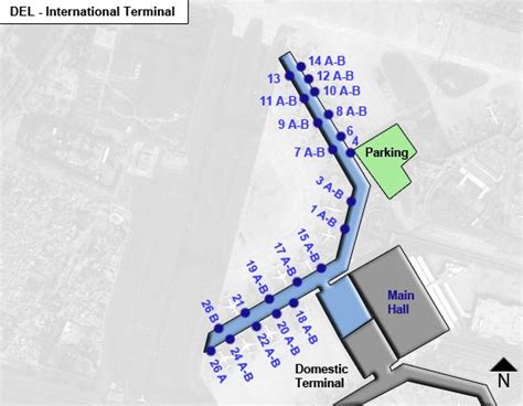 New Delhi Indira Gandhi Airport Map | DEL Terminal Guide