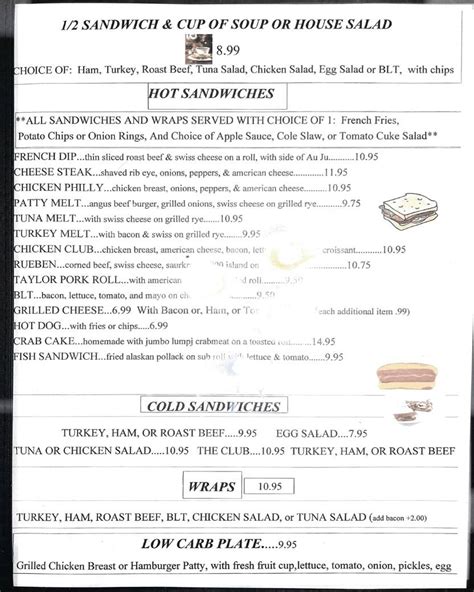 Menu at Nettie’s Roadside Restaurant, Vero Beach