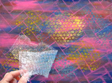 Bubble Wrap Acrylic Painting Techniques For Beginners / Understand more ...