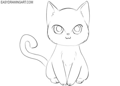 How to Draw an Anime Animal Easy | Anime animals, Class art projects ...