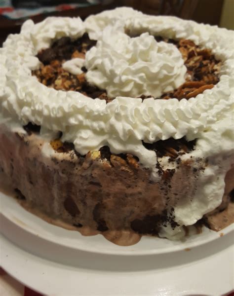 Rocky Road Ice Cream Cake - Rosalie Serving