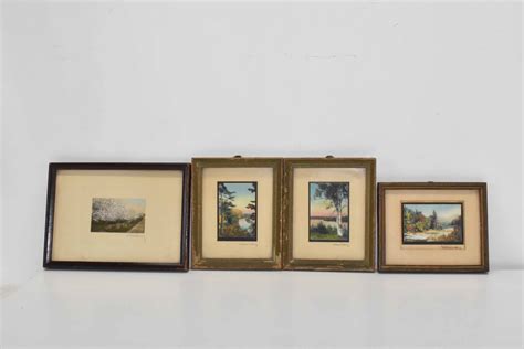 Lot Detail - Four Wallace Nutting Miniature Prints