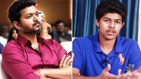 Breaking! Thalapathy Vijay's son Jason Sanjay makes directorial debut ...