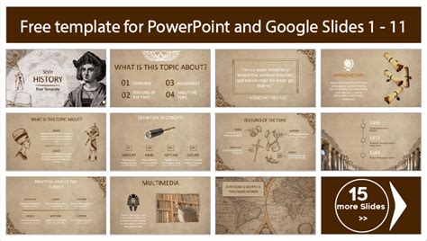 History Design Template - PowerPoint Templates and Google Slides