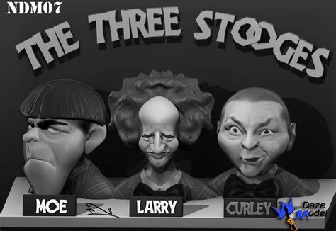 ArtStation - Caricature of the three stooges