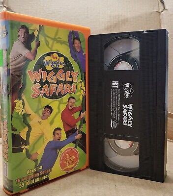 THE WIGGLES WIGGLY Safari VHS Tape Steve Irwin 2002 Used/Like New $8.08 ...