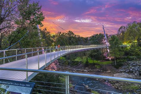 Liberty Bridge at Falls Park on the Reedy