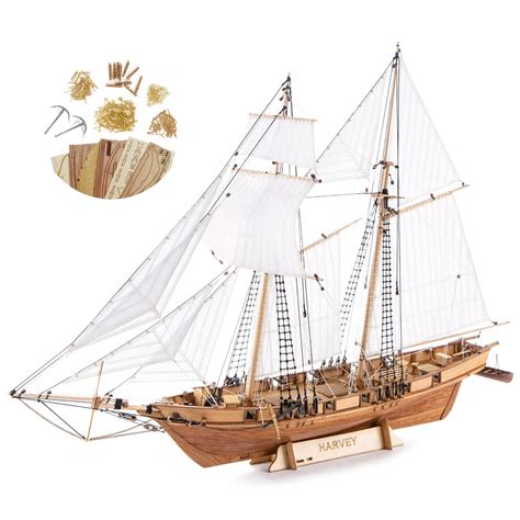 Buy GAWEGM Wooden Ship Model Building Kits for Adults - 1/96 Scale ...