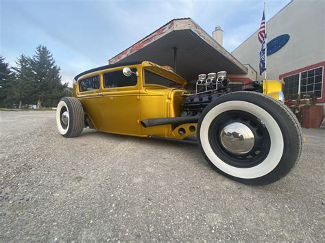 1931 Ford Model A Sedan Hot Rod - canvas-titmouse