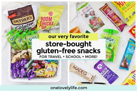 Our Favorite Store-Bought Gluten-Free Snacks for Kids • One Lovely Life