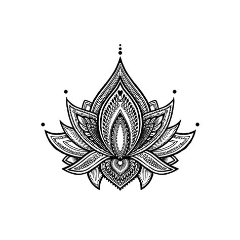 Lotus Mandala – Tattoo Icon