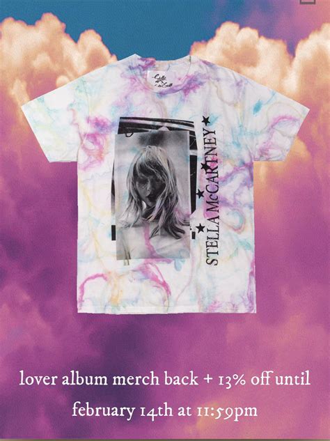 Lover merch back +13% for 24 hours! : r/TaylorSwift