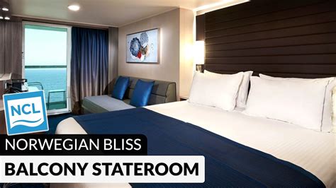 Norwegian Bliss | Balcony Stateroom Full Walkthrough Tour & Review 4K ...