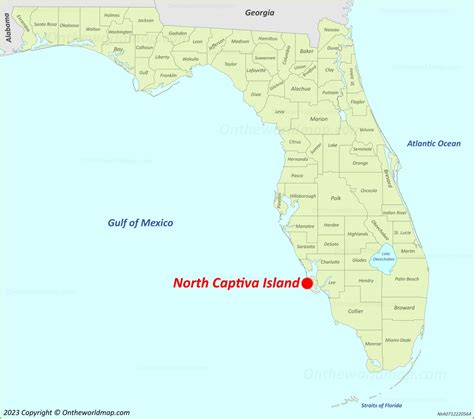 North Captiva Island Map | Florida, U.S. | Detailed Maps of North Captiva