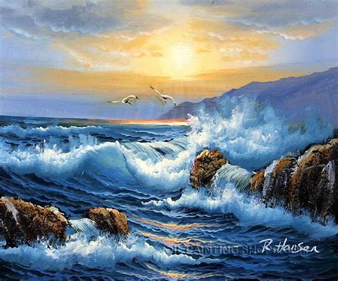 yhst-29002646914441_2267_1590206646 800×666 pixels | Seascape paintings ...