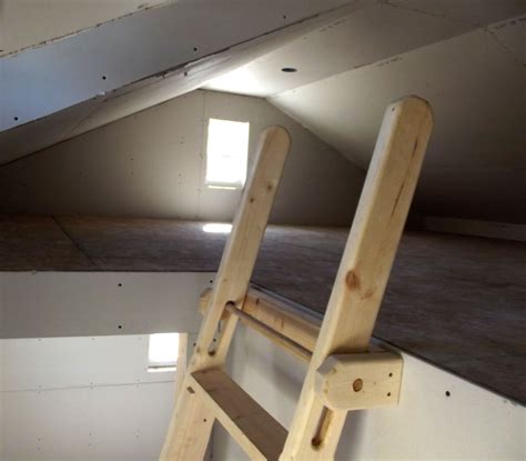 garage loft ladder ideas - Aline Echevarria